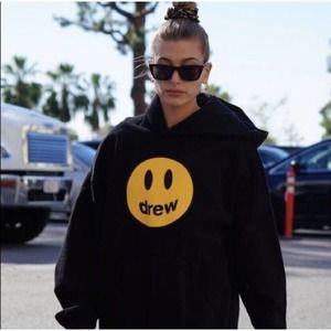 AUTHENTIC Drew House Mascot Oversized Hoodie in Black
